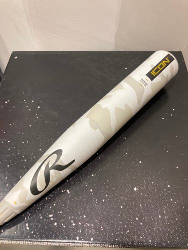 2025 Rawlings Icon Composite Bat USSSA Certified (-8) Composite 24 oz 32" (Used)