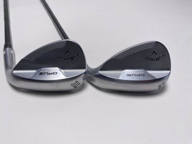 Callaway Opus Platinum Chrome Wedge Set 56* 12 | 60* 10 DG Mid 115g Mens RH NEW
