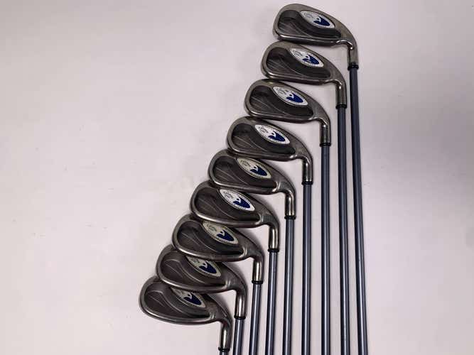 Callaway Hawkeye Iron Set 3-PW+SW Regular Graphite Mens RH