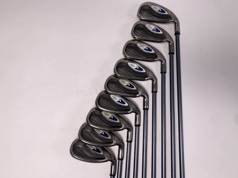 Callaway Hawkeye Iron Set 3-PW+SW Regular Graphite Mens RH