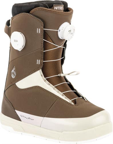 Nitro Monarch Boa x Christy Prior Snowboard Boots, US Women's 7 Brown New 2026