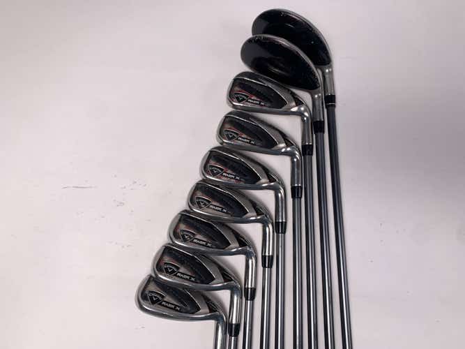 Callaway Razr X HL Hybrid Iron Set 4H-5H 6-PW+GW+SW 50g Ladies RH