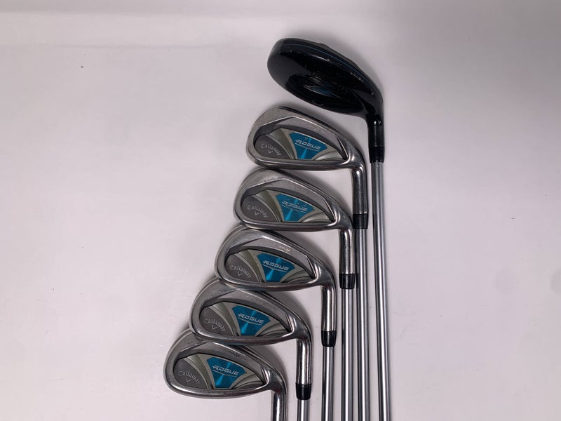 Callaway Rogue Hybrid Iron Set 5H 6-PW Aldila Quaranta 40g Ladies RH
