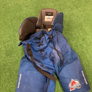 Used Senior Colorado Avalanche Bauer Medium Pro Stock Nexus Hockey Pants