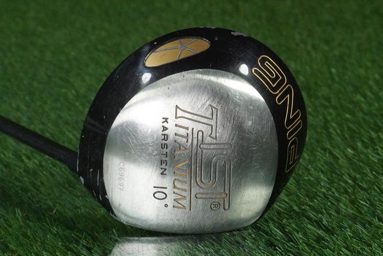 PING ISI DRIVER TITANIUM ALDILA 350 SERIES GRAPHITE STIFF FLEX 10 RH ~ LOOK!!