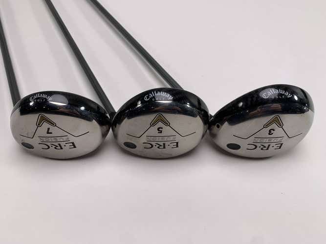 Callaway ERC Fusion Wood Set 3 5 7 | 15* 18* 21* RCH System 50 Ladies RH