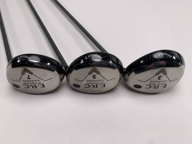 Callaway ERC Fusion Wood Set 3 5 7 | 15* 18* 21* RCH System 50 Ladies RH