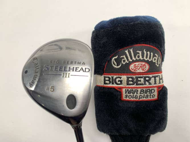 Callaway Steelhead III 5 Fairway Wood 18* System III Regular Graphite Mens RH HC