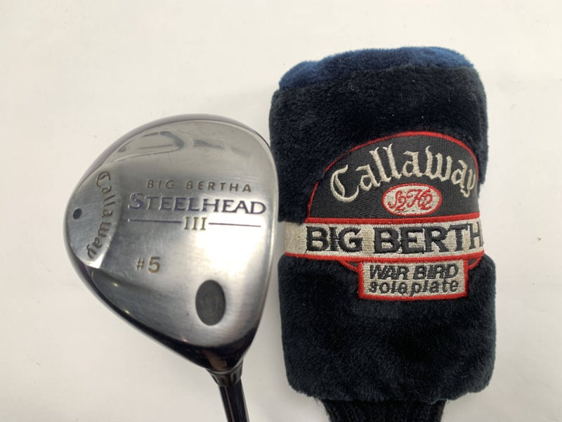 Callaway Steelhead III 5 Fairway Wood 18* System III Regular Graphite Mens RH HC
