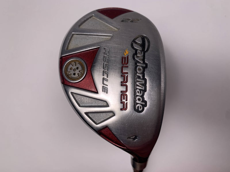 TaylorMade Burner Rescue 4 Hybrid 22* REAX SuperFast 65g Regular Mens RH