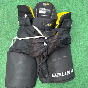 Black Bauer Supreme 3S Hockey Pants (Used) | Senior Large