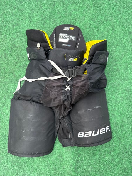 Black Bauer Supreme 3S Hockey Pants (Used) | Senior Large