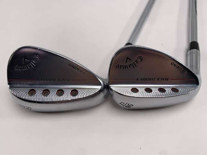 Callaway Mack Daddy 4 Chrome Wedge Set 54* 10 | 58* 12 DG S200 115g Mens LH