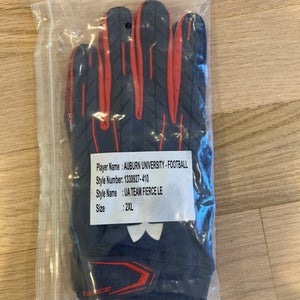 Auburn XXL Under Armour Gloves (New)