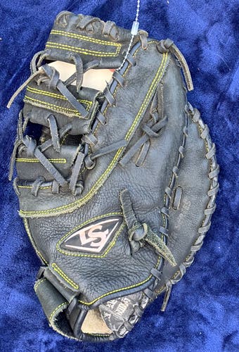 Black Louisville Slugger Zephyr RH First Base Softball Glove 13" (Used)