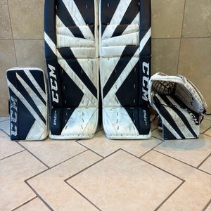 31" +1 2021 CCM Eflex 5.5 (jr)  Regular Goalie Full Set (Used)