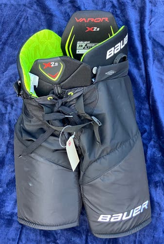 Black Junior Medium Bauer Vapor X2.9 Hockey Pants (Used)