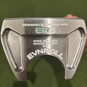 Great Condition! Silver Evnroll Mallet ER5 Right Handed Putter Uniflex 33" (Used)