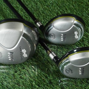 SNAKE EYES PYTHON PLUS WOODS SET DRIVER,3,5 WOODS HFW GRAPHITE REGULAR FLEX RH