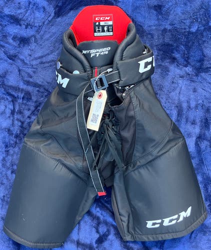 Black Junior Small CCM Jetspeed FT475 Hockey Pants (Used)