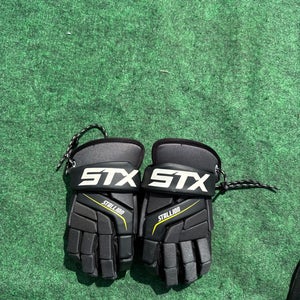 Black STX Stallion 200 Lacrosse Gloves Medium (Used)