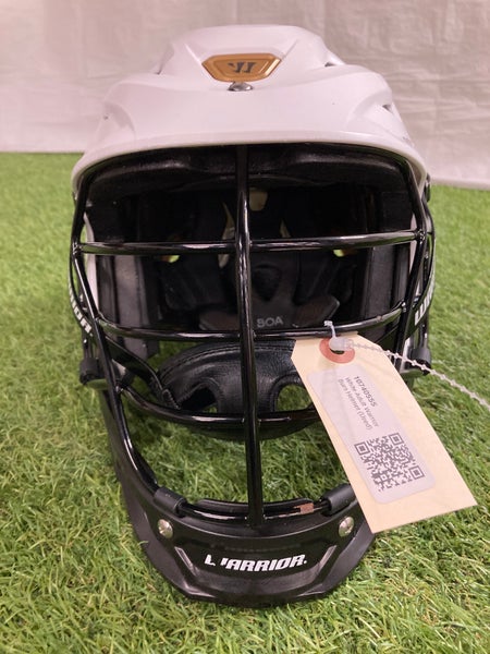 White Adult Warrior Burn Helmet (Used)