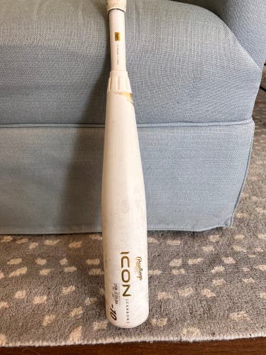 2024 Rawlings Icon Composite USSSA Certified Bat (-10) 17 oz 27" (Used)