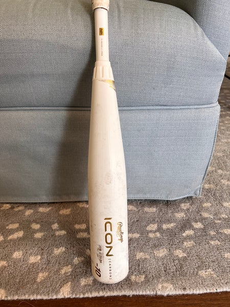 2024 Rawlings Icon Composite USSSA Certified Bat (-10) 17 oz 27" (Used)