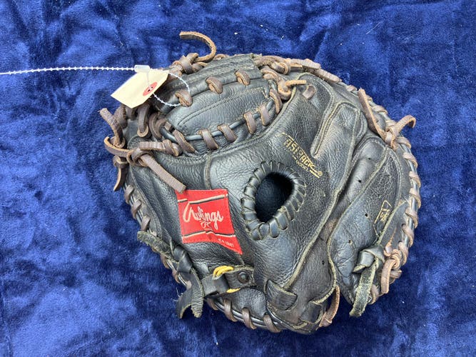 Black Rawlings Highlight Series LH Catcher's Baseball Glove 31.5" (Used)