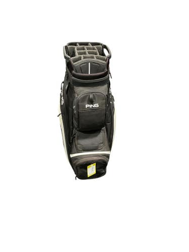 Used Ping PIONEER CART BAG Mens Cart Bag Black 11834-S000039582