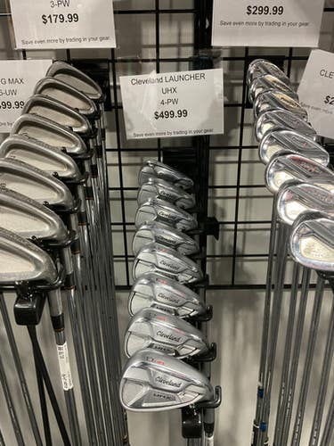 Used Cleveland LAUNCHER UHX Mens Iron Set RH 4I-PW 11834-S000039646