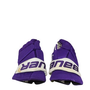 Used Bauer PURPLE GLOVES Senior Gloves Purple 14" 11834-S000039736