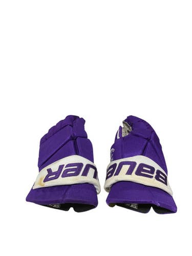 Used Bauer PURPLE GLOVES Senior Gloves Purple 14" 11834-S000039736