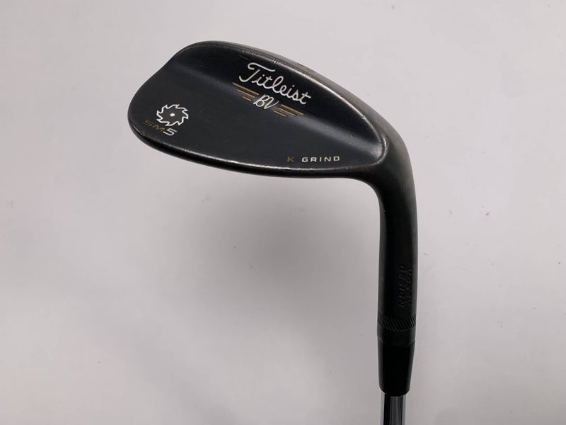 Titleist Vokey SM5 Raw Black Lob Wedge LW 60* 11 K-Grind Wedge Steel Mens RH