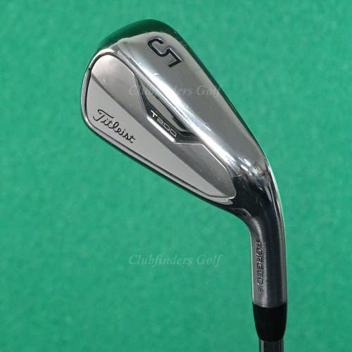 Titleist 2021 T200 Forged Single 5 Iron True Temper AMT Tour White Steel Stiff