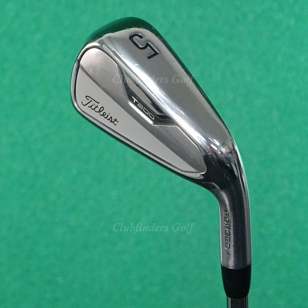 Titleist 2021 T200 Forged Single 5 Iron True Temper AMT Tour White Steel Stiff