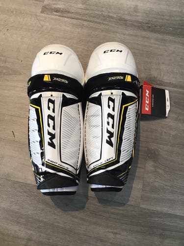 Senior CCM Super Tacks AS1 13" Shin Pads Pro Stock (New)