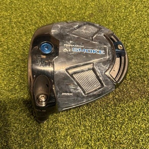 Callaway Paradym AI Smoke Max 10.5* DRIVER HEAD ONLY, LH