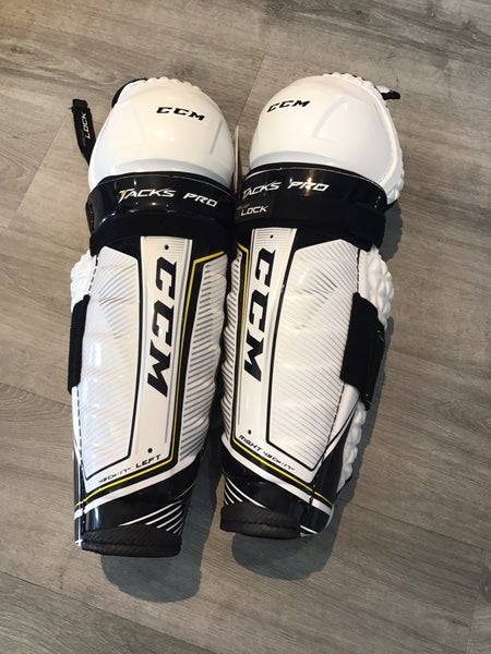 Senior CCM Tacks pro Shin Pads (New)