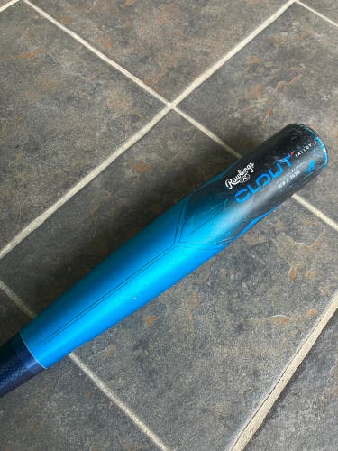 2023 Rawlings Clout Alloy Bat USSSA Certified (-8) Alloy 22 oz 30" (Used)