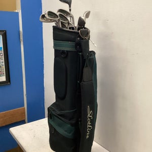 Used Spalding EXECUTIVE EZ Mens Package Set RH Green 9 Piece 11443-S000197309