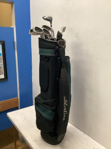 Used Spalding EXECUTIVE EZ Mens Package Set RH Green 9 Piece 11443-S000197309