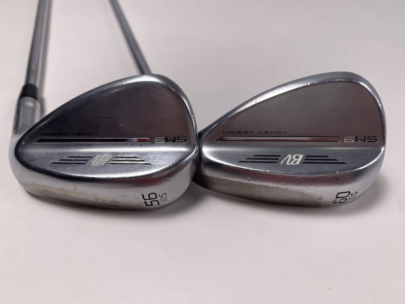 Titleist Vokey SM9 Tour Chrome Wedge Set 56* 10 | 60* 10 Wedge Steel Mens RH