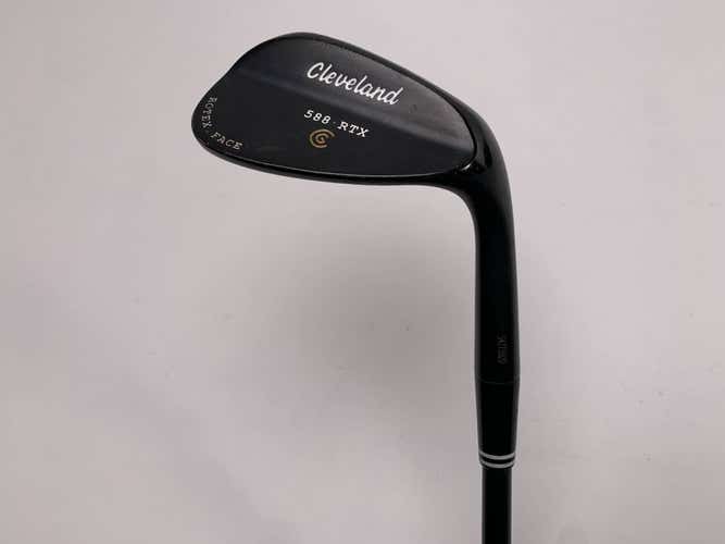 Cleveland 588 RTX Black Pearl Gap Wedge GW 52* 10 Bounce Wedge Steel Mens RH