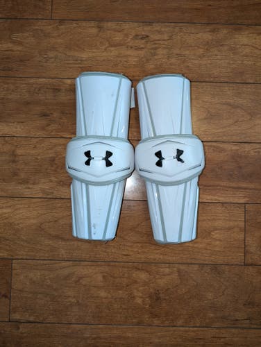 Under Armour Revenant Arm Guards - White
