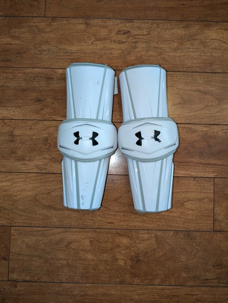 Under Armour Revenant Arm Guards - White