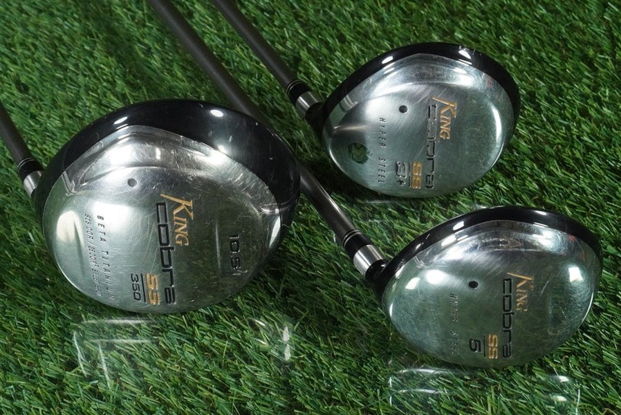 KING COBRA SS WOODS SET DRIVER,3,5 WOODS ALDILA HM TOUR GRAPHITE REGULAR FLEX RH