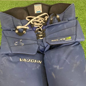 Blue Senior Small Vaughn Ventus SLR3 Hockey Goalie Pants (Used)