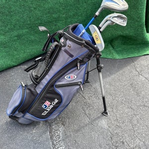US Kids Golf UL 45 (WT-25) Junior Golf Set LH (Used) 4 Clubs + Bag