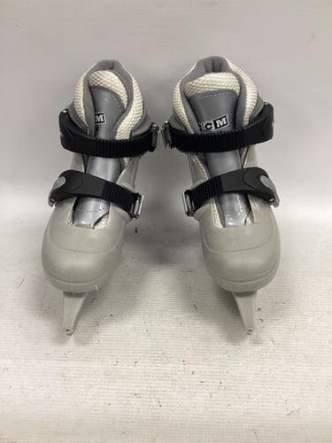 Used CCM TYKE Boys Softboot Skate Grey Adjustable 11851-S000037074
